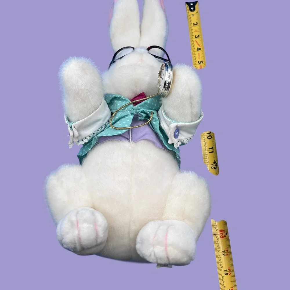 1991 Target Exclusive White Rabbit plush Vintage 16 inch Alice in wonderland